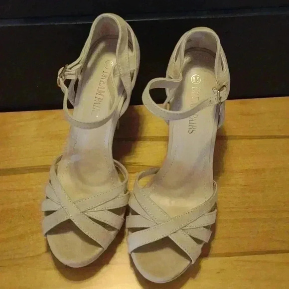 Dream Pairs high heels 👠 size 8.5‎ open toe - Picture 1 of 5